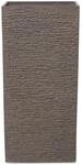 Hoher Blumentopf Dunkelbraun 40x40x81 cm Steingemisch Tenno