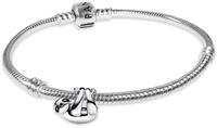 PANDORA Damen-Silberarmband H&auml;ngendes Faultier Geschenkset 68305 | mit Charm