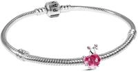 PANDORA Damenarmband Silber Geschenkset Pinkfarbene Schnecke 21773 |...