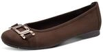 Jana Damen Ballerinas Rund Vegan, Mocca, 39
