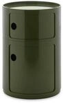 Kartell Componibili Big, Container 2-f&auml;cher, Durchmesser 42 cm, Gr&uuml;n