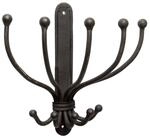DanDiBo Wandgaderobe Halbrund Wand Metall Schwarz Steve 25 cm Gaderobe...