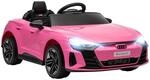 HOMCOM Kinder Elektroauto Audi RS E-tron GT 12V Kinderauto 2 Motor Rosa | 2,4...