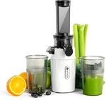 Ventray Ginnie Entsafter | Slow Juicer mit 60 U/min | 45mm &Ouml;ffnung |...