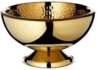 EDZARD Flaschenk&uuml;hler Bruno (H 24 cm, &Oslash; 43 cm), doppelwandig, Gold-Optik,...