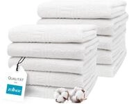 ZOLLNER 10er Set Handt&uuml;cher in 50x100 cm - hautfreundliche und saugstarke...