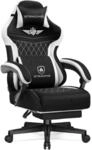GTPLAYER Gaming Stuhl, Ergonomischer Gamer Stuhl aus Stoff mit Lendenwirbelst&uuml;tze,