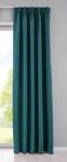 Gardinenbox Vorhang Blickdicht &raquo;Newyork&laquo; verdeckte Schlaufen Petrol HxB 225x295 cm