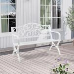 casa.pro Gartenbank Utav Outdoor Sitzbank wetterfest 127 x 53 x 79 cm...
