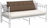 vidaXL R&uuml;ckenkissen Braun 140 x 19 x 50 cm Stoff