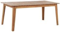 Gartentisch Akazienholz hellbraun 180 x 90 cm f&uuml;r 6 Personen Fornelli