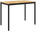 vidaXL Gartenbar-Tisch Wei&szlig; und Schwarz 141 x 80,5 x 105 cm