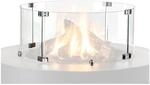 Happy Cocooning Mania Glasschirm f&uuml;r Feuertische rund 54x21 cm Glasumrandung