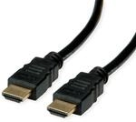 ROLINE RM 8K HDMI Ultra HD Kabel mit Ethernet, ST/ST, schwarz, 5 m