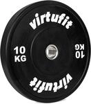VirtuFit Hi-Temp Bumper Plate - Olympische Gummihantelscheibe - 50 mm - 15 kg
