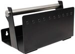 Quadrios Kabeltrommel, Schwarz, 20 x 12 cm, 10 L&ouml;cher, 23CA258, 1 St&uuml;ck