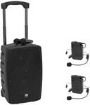 OMNITRONIC Set WAMS-12BT2 + 2x Taschensender + 2x Kopfb&uuml;gelmikrofon