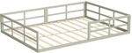VitaliSpa Bodenbett Minno 140x200, Kinderbett aus Metall, Montessori Bett mit