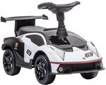 AIYAPLAY Rutschauto Mit Stauraum F&uuml;r Kinder 67 x 28 x 38 cm Wei&szlig;+Schwarz