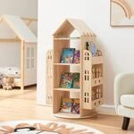 [en.casa] Drehbares B&uuml;cherregal f&uuml;r Kinder Sank&ouml;re Spielzeugregal in...