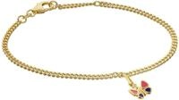 trendor M&auml;dchen-Armband mit Schmetterling 925 Silber Vergoldet 21586