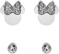 Disney M&auml;dchen-Kinderohrring Minnie Maus, Edelstahl Kristall, Silber