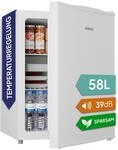 Heinrichs Getr&auml;nkek&uuml;hlschrank 58L,klein, Mini-K&uuml;hlschrank f&uuml;r Dosen,...