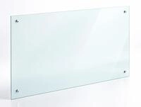 VCM K&uuml;chenr&uuml;ckwand Spritzschutz &ndash; ESG Hartglas 100 x 60 cm, Fliesenspiegel,