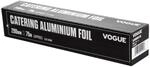 Vogue Aluminiumfolie 290 mm x 75 m, Silber, professionelle Zinnfolie, Box mit