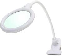 Showlite LL-3036D Tisch-Lupenleuchte - Lupenlampe mit Tischklemme - Leselupe mit