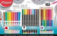 Maped M897418 - Malset Mal-Zeit, 33-teilig, f&uuml;r Erwachsene, 33 St&uuml;ck (1er Pack)