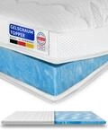 Premium Gelschaum-Topper 240 x 200 cm mit RG 50 - Hochwertiger Lyocell-Bezug -