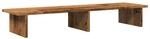 vidaXL Monitorst&auml;nder Altholz-Optik 100x27x15 cm Holzwerkstoff