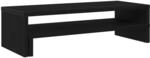 vidaXL Monitorst&auml;nder Schwarz Eichen-Optik 54x22x15 cm Holzwerkstoff