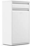 Klarstein Single-Compartment M&uuml;lleimer 50L - Edelstahl Abfalleimer K&uuml;che Mit