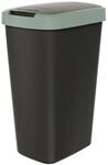 Keden Compacta Q M&uuml;lleimer mit Schwing- und Klappdeckel 45L Kunststoff...