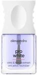 alessandro Pro White - Pflegender Nagelaufheller - Nagelwei&szlig;er Pflegelack f&uuml;r