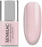 Semilac UV-Nagellack 3in1 One Step Glossy S259 Naked Glitter Beige 7 ml