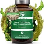 QIDOSHA&reg; Omega 3 Algen&ouml;l Kapseln hochdosiert, 120 vegane Kapseln im...