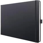 Sigel Conceptum Premium Notizbuch A4 quer blanko schwarz Hardcover