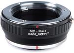 K&F Concept Adapter f&uuml;r Minolta MD Linsenhalterung Micro 4/3 M4/3 Adapter G6 GH