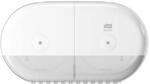 Tork SmartOne&reg; Mini Doppelrollenspender f&uuml;r Toilettenpapier Wei&szlig; T9, Hohe