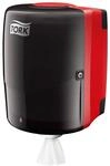 Tork Maxi Innenabrollungsspender Rot und Rauchgrau W2, Robustes Design, Performance