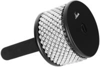 XDrum CB1-BK Cabasa Medium, Durchmesser: 10 cm, 10 Ketten &agrave; 34 Perlen