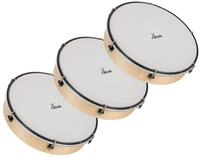 XDrum HTM-12K 12" Handtrommel mit Kunststoff-Fell 3x Set, 5 cm), H&ouml;he: 6 cm