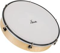 XDrum HTM-12K 12" Handtrommel mit Kunststoff-Fell, Durchmesser: 12" (30