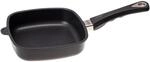 Lotus Gusspfanne - Quadratpfanne 29cm Induktion geeignet mit abnehmbarem Griff,