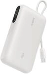 Belkin UltraCharge 10000mAh Power Bank, USB-C-Kabel und Anzeige &ndash; Beige