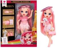 Rainbow High Pretty in Paris Modepuppe - Bella Parker - 28 cm gro&szlig;e Modepuppe in