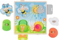 goki Hintergrundbildpuzzle Im Garten 21,8 x 22,5 x 2,8 cm, Holz, 4 Teile, per St&uuml;ck